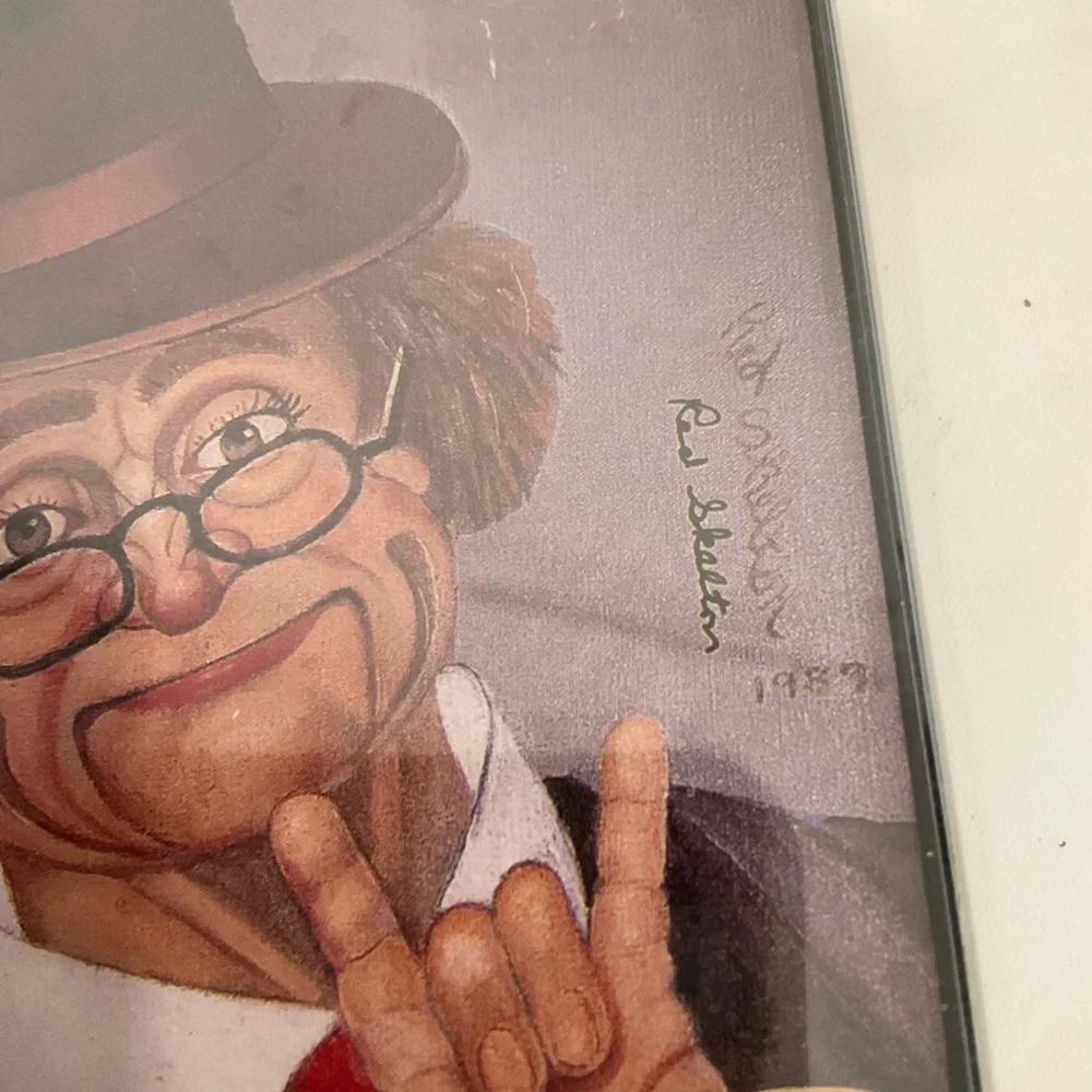 Red Skelton Hobo Clown; 1989 Signed 